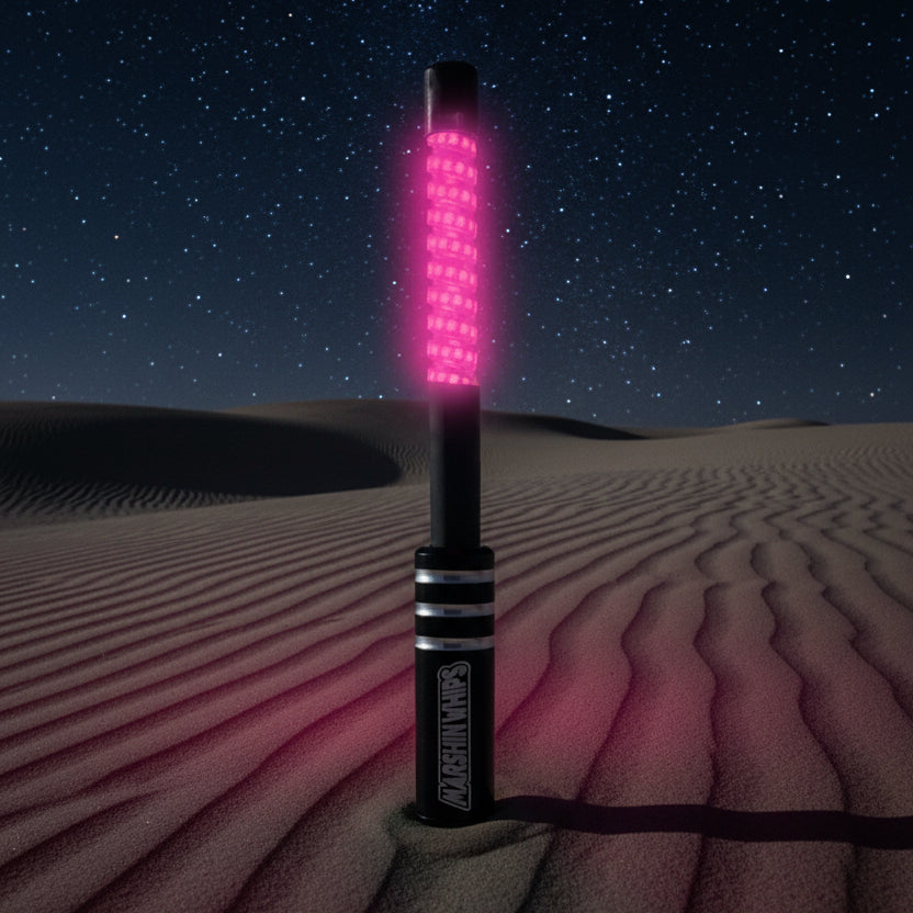 Pink LED Lighted Whip