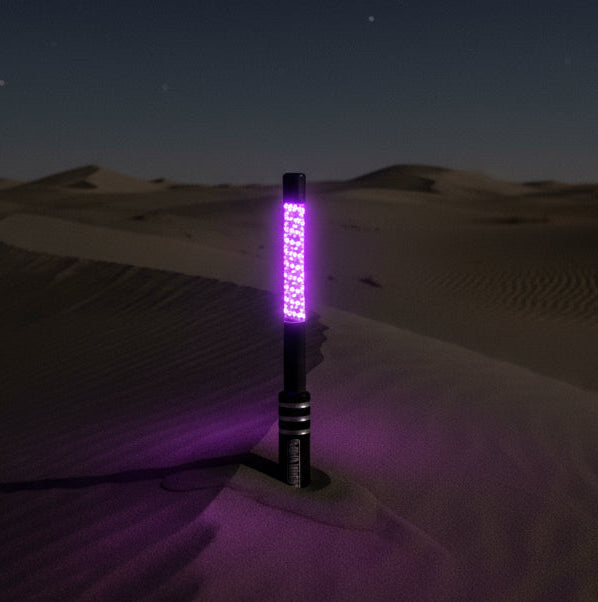 Purple LED Lighted Whip