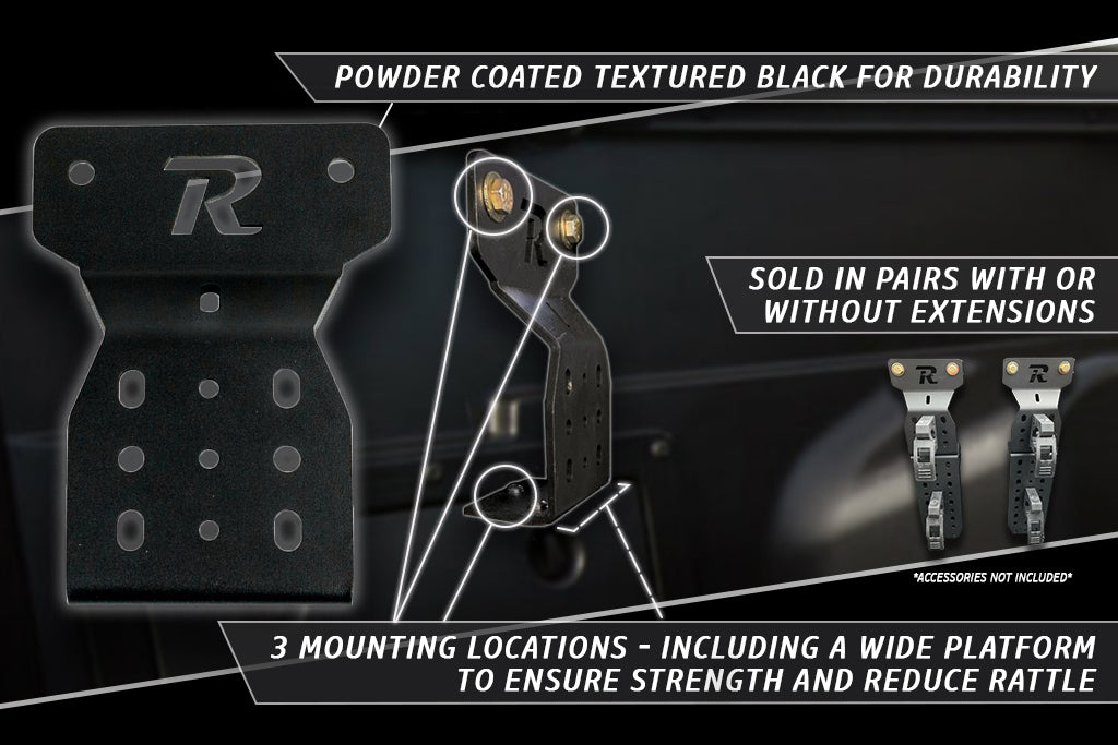 Toyota Tacoma OEM Bed Rail Modular Accessory Mount Extensions