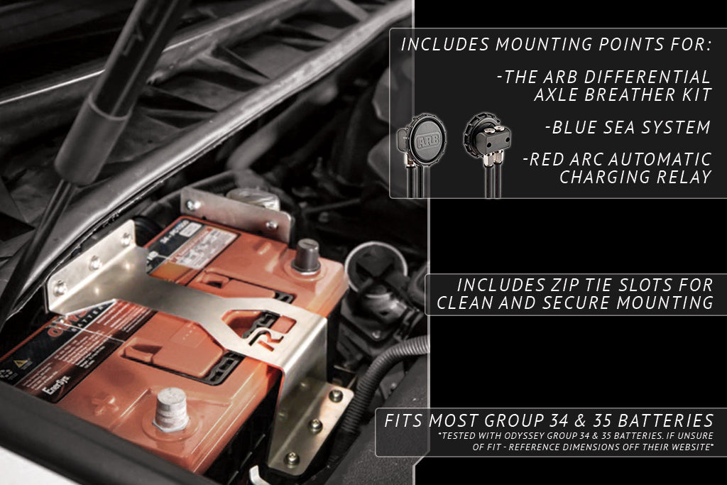 2010-2024 5th Gen Toyota 4Runner Secondary Battery Box