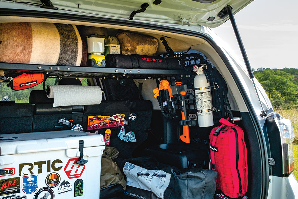 2010-2024 5th Gen Toyota 4Runner Molle Storage Panel Shelf