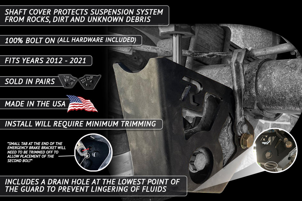 2012-2022 2nd Gen Chevy Colorado Shock Guard