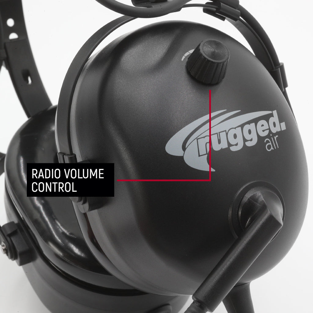 Rugged Air RA210-BT Bluetooth General Aviation Headset