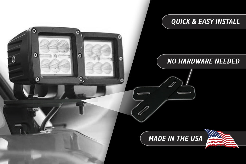 Ditch Light Bracket Extensions | Pair