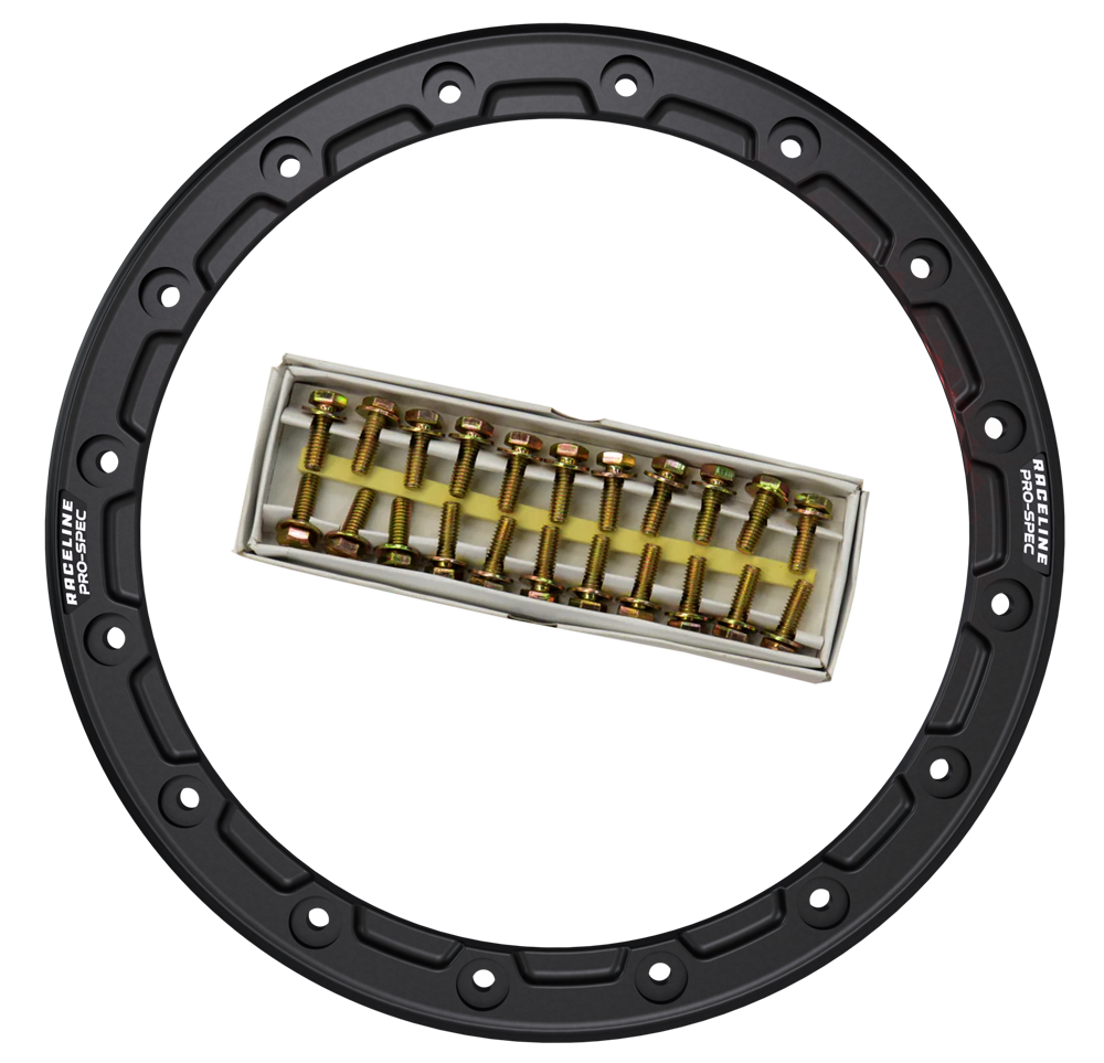 15" Black BL Ring 16 Hole A14 w/Black Decal