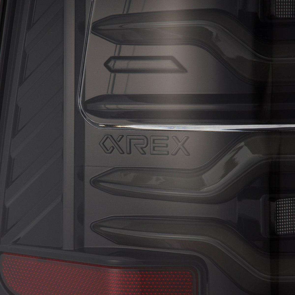 AlphaRex 2019-2024 Ram 1500 LUXX-Series LED Tail Lights Alpha-Black