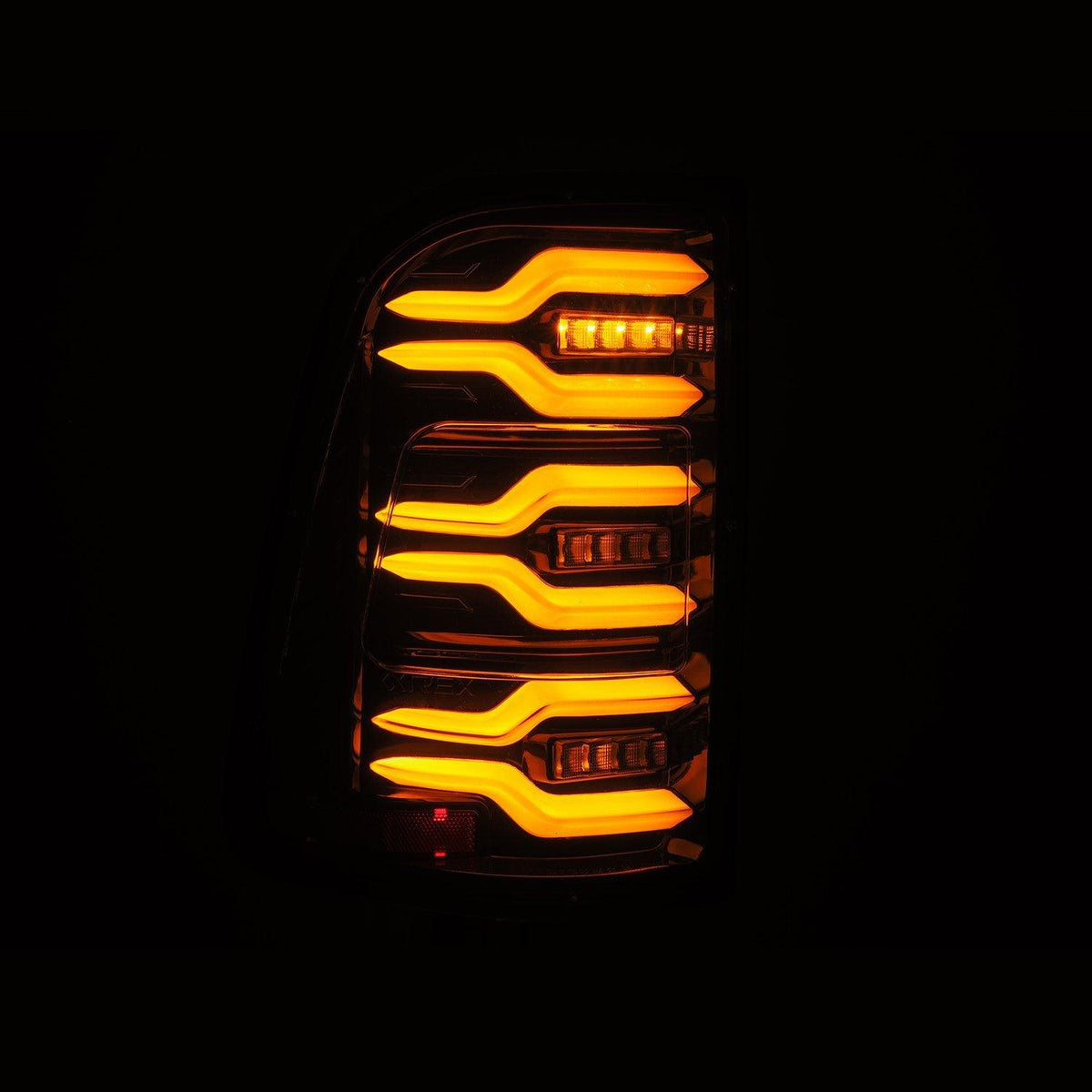 AlphaRex 2019-2024 Ram 1500 LUXX-Series LED Tail Lights Alpha-Black