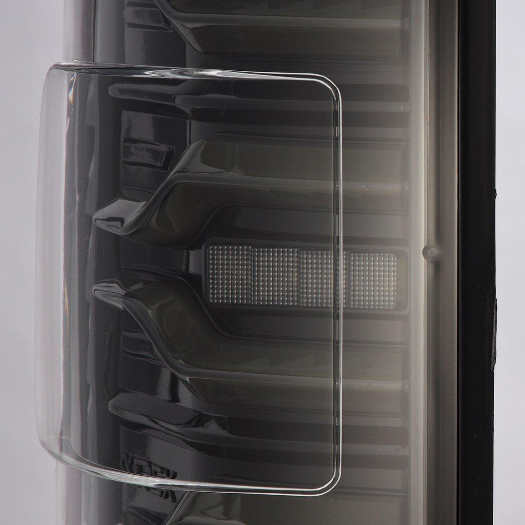 AlphaRex 2019-2024 Ram 1500 LUXX-Series LED Tail Lights Alpha-Black