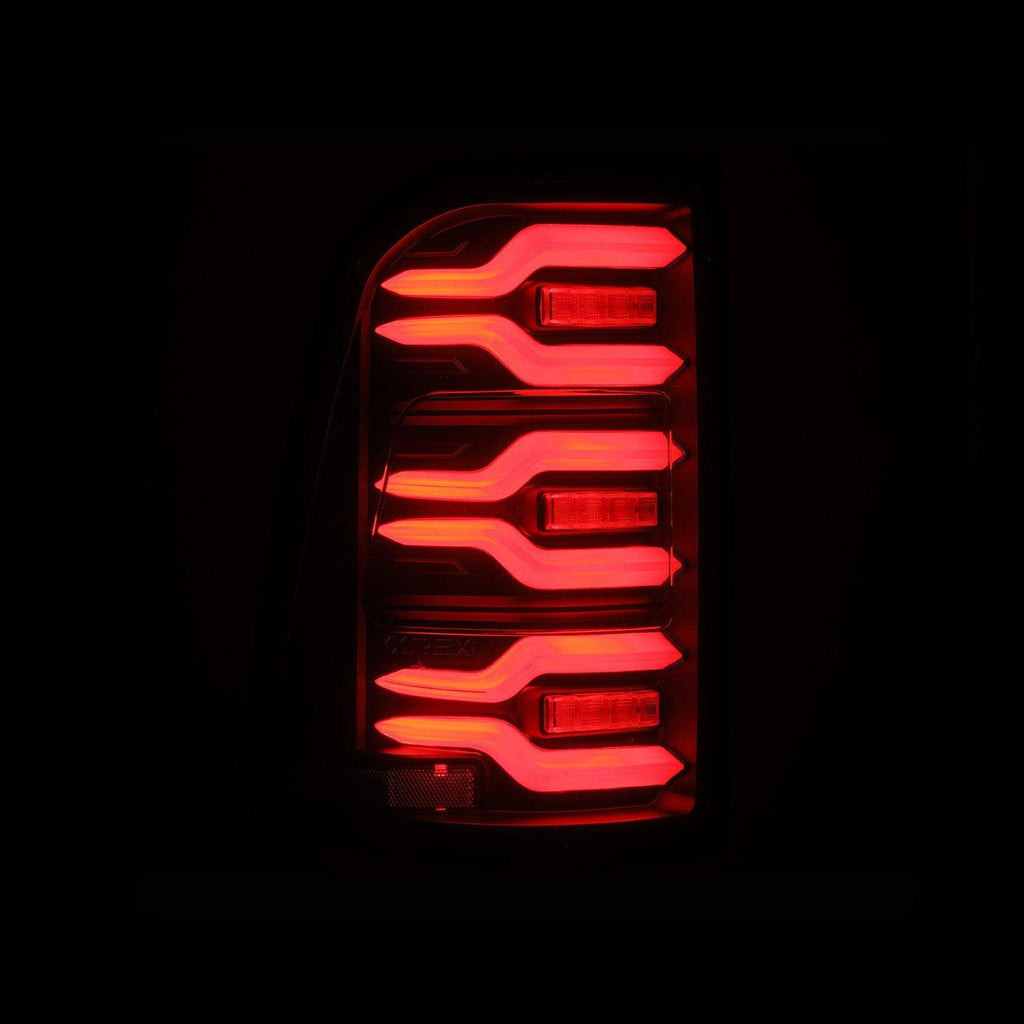 AlphaRex 2019-2024 Ram 1500 LUXX-Series LED Tail Lights Black