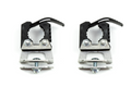 Quick Fist Mounts & Clamps for Molle Panels & Truck Beds | Pair