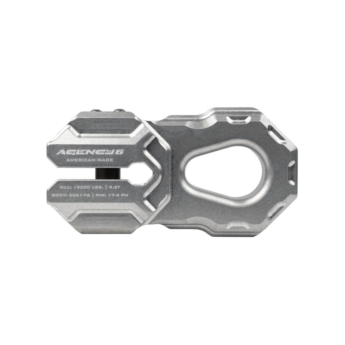 Billet Winch Shackle - RAW