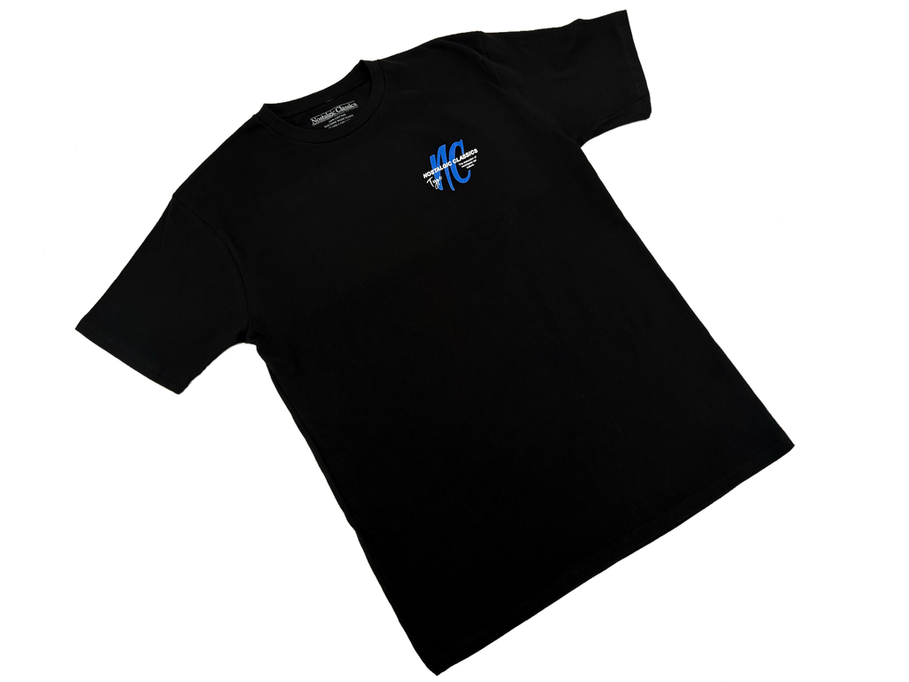 Nostalgic Classics NC Blue Tee - Black