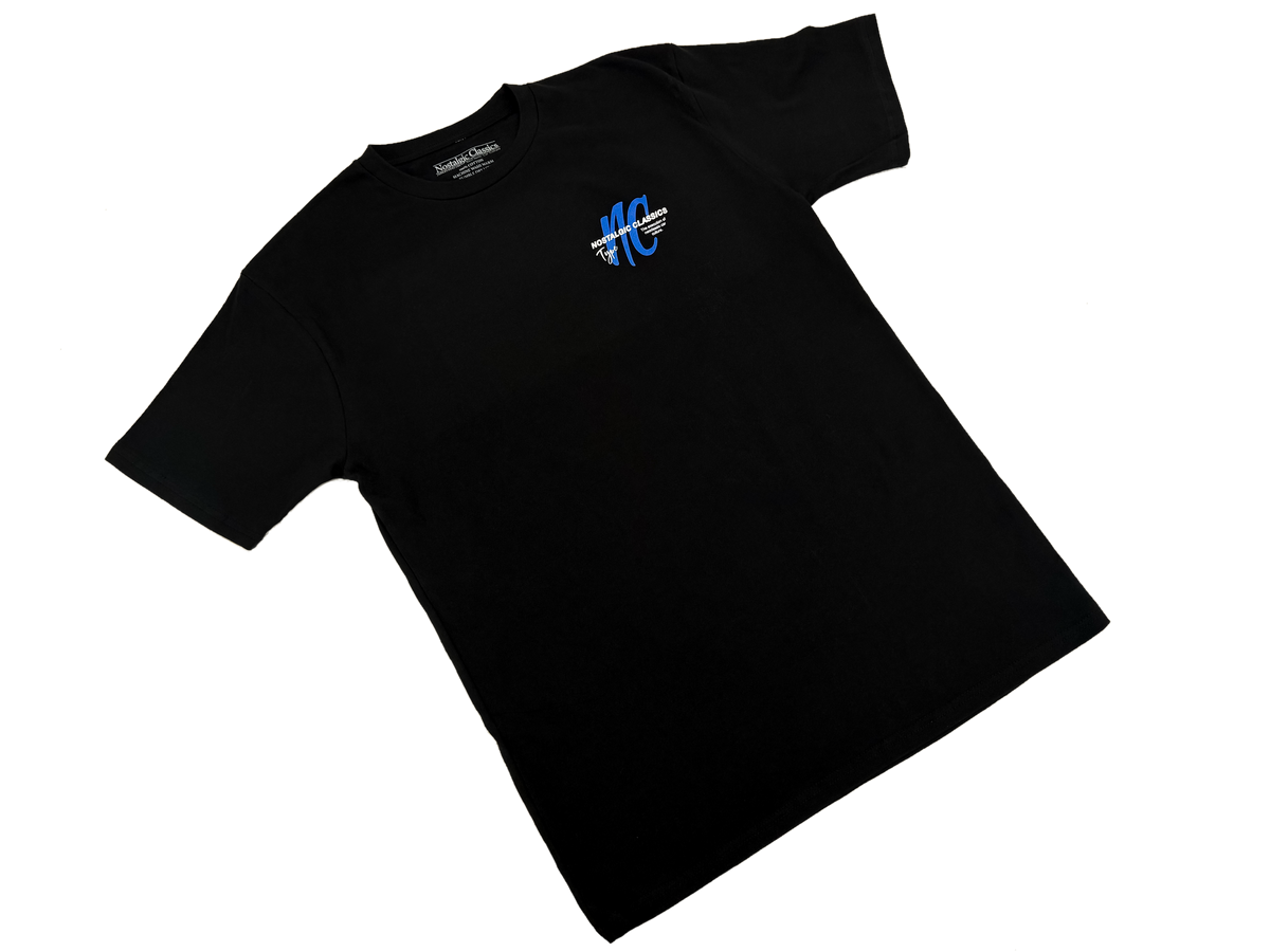 Nostalgic Classics NC Blue Tee - Black
