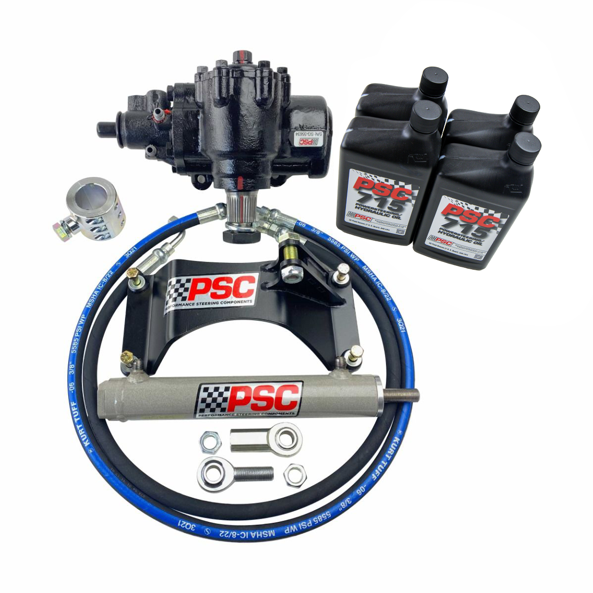 PSC  Steering Gearbox for 2005-7/2007 Ford F250/F350 (Splined Input)-BIG BORE XD Cylinder Assist Kit