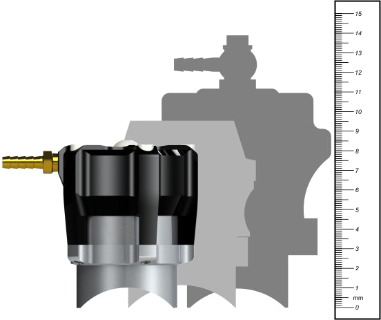 GFB Part Number T9052 SV52 competitor BOV size comparison chart