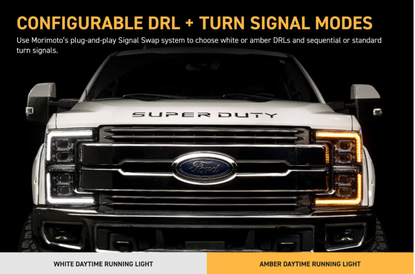 MORIMOTO FORD SUPER DUTY (17-19): XB EVO LED HEADLIGHTS