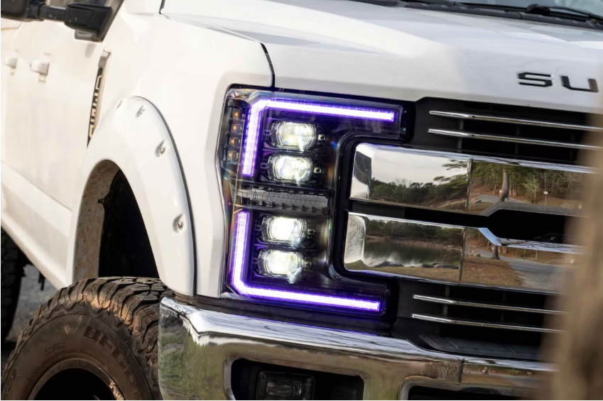 MORIMOTO FORD SUPER DUTY (17-19): XRGB EVO LED HEADLIGHTS