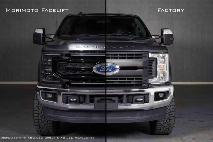 MORIMOTO FFORD SUPER DUTY FACELIFT KIT 17-19 TO 20-22 FRONT END