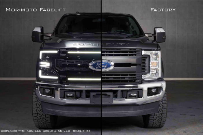MORIMOTO FFORD SUPER DUTY FACELIFT KIT 17-19 TO 20-22 FRONT END