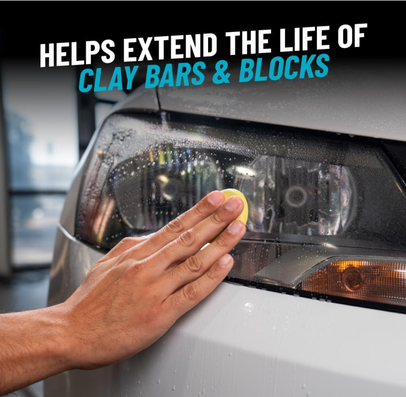 Medium Duty Clay Bar & Luber Synthetic Lubricant Kit Bundle