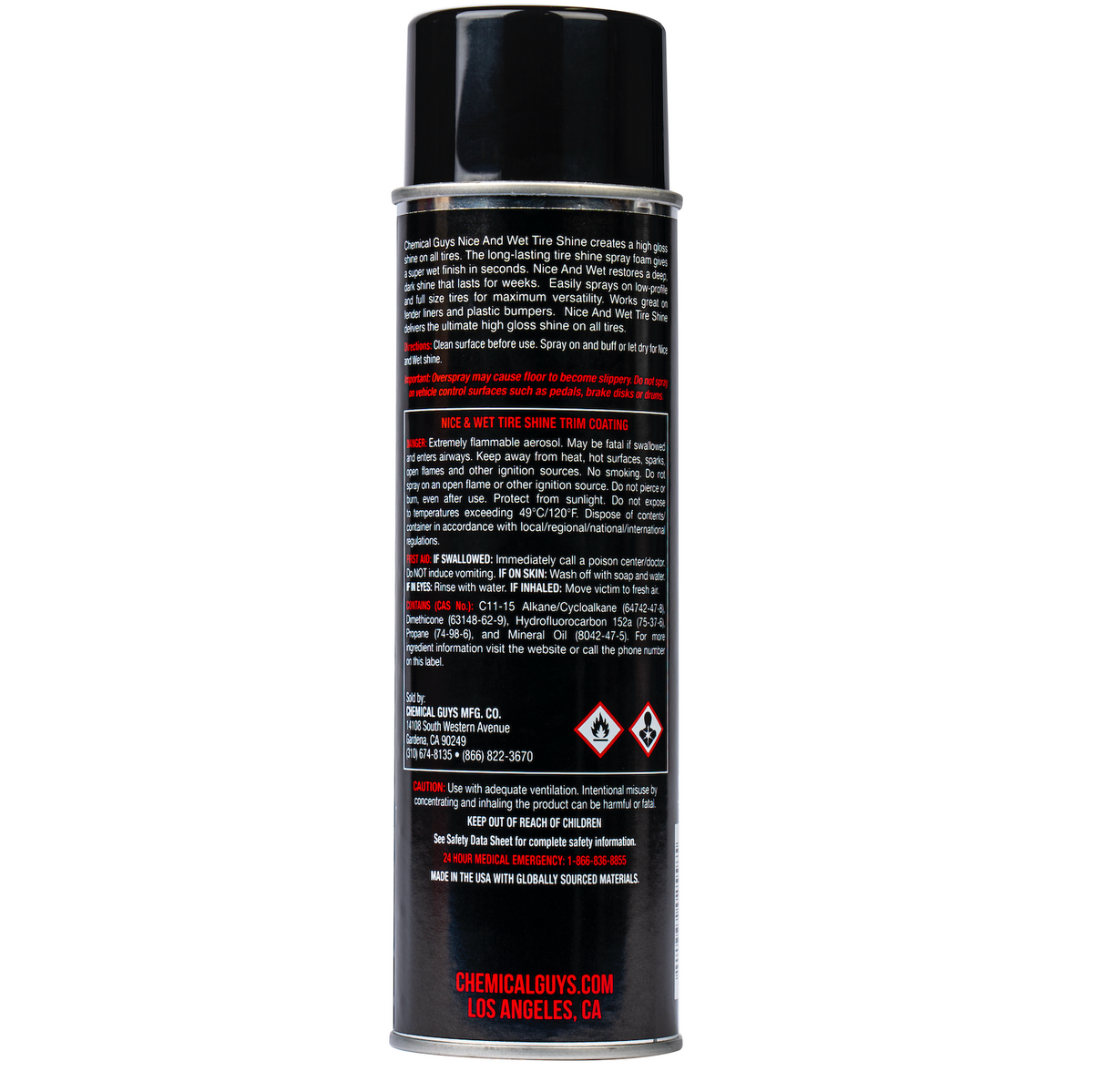 Nice and Wet Tire Shine Trim Coating Spray