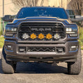 Chassis Unlimited 2010-Current RAM HD Chase Light Mount – Front Curved Pod / Light Nerf Bar