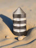 Crystal Gray Billet Magnetic Base Caps | Marshin Whips Pair