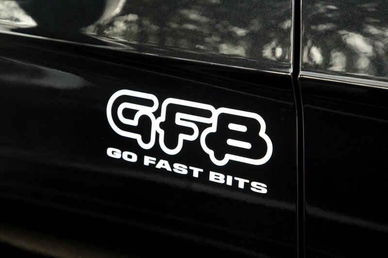 GFB Car Decal in white