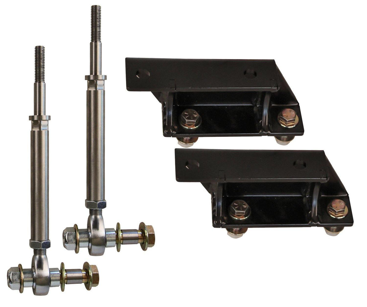 Carli Suspension 2003-12 Dodge Extended Sway Bar End Links and Sway Bar Drops, 6" Lift