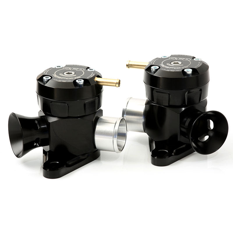 GFB Part Number T9005 Respons TMS dual BOV angled view
