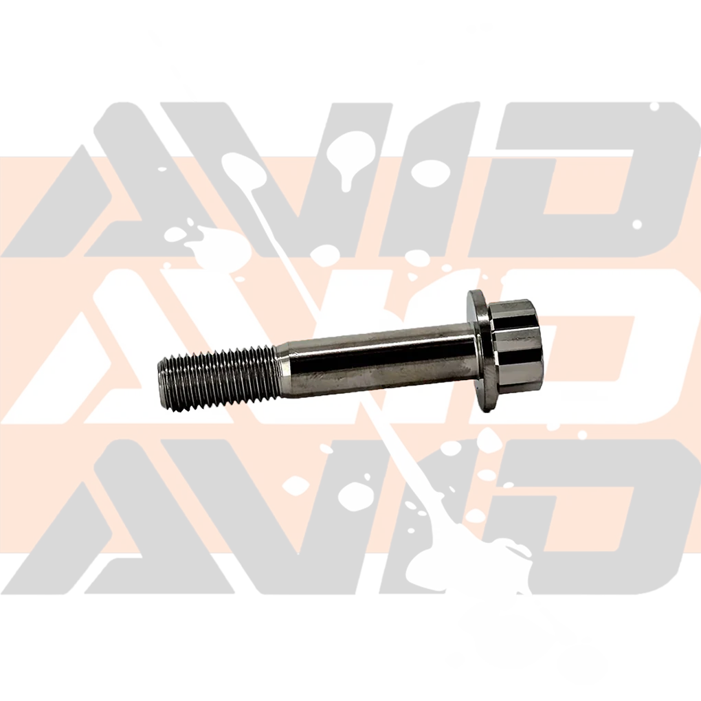 Titanium 12 Point Flange Bolt, M10 x 1.25 x 55 mm, 25 mm Thread | AVID Racing