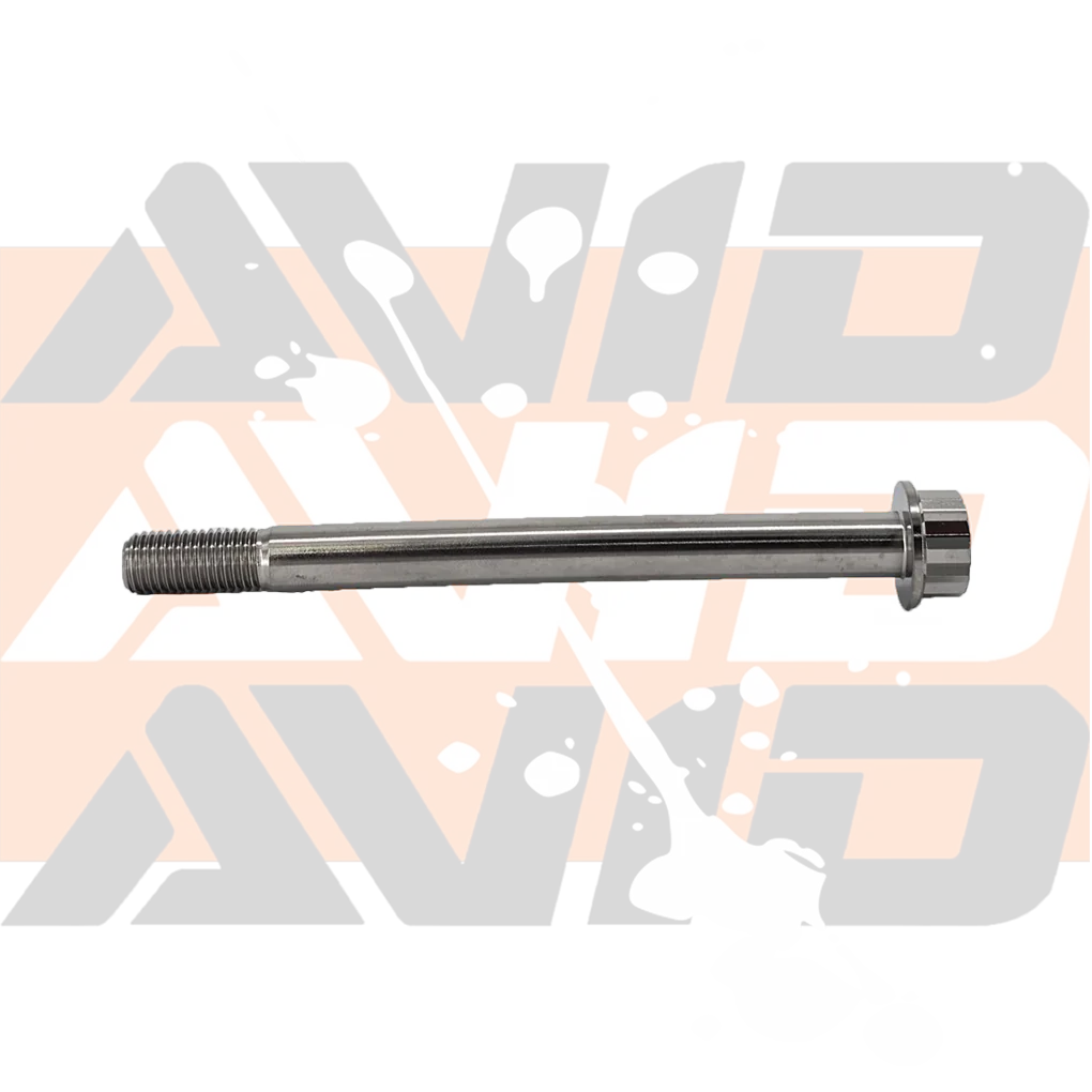 Titanium 12 Point Flange Bolt, M12 x 1.5 x 140 mm, 25 mm Thread | AVID Racing