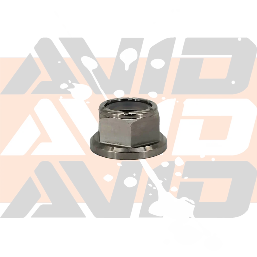 Titanium 6 Point Flange Nylon Lock Nut, 5/8-11 | AVID Racing