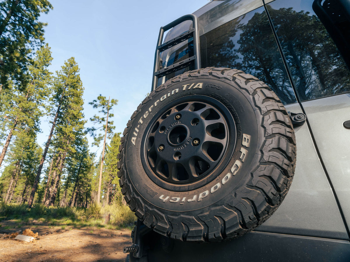 Transit Van Rear Ladder + Tire Carrier
