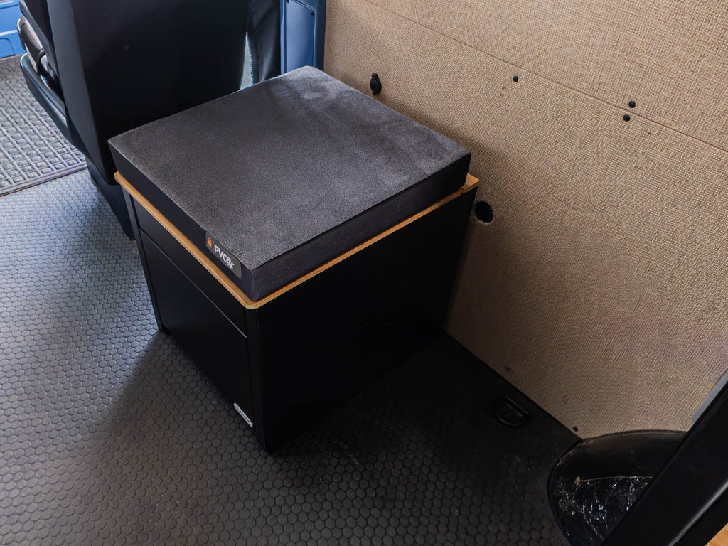 Travel Van Toilet Cubby Bench Pad
