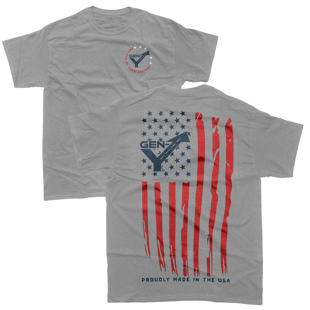 GEN-Y Hitch USA design tee, product photo