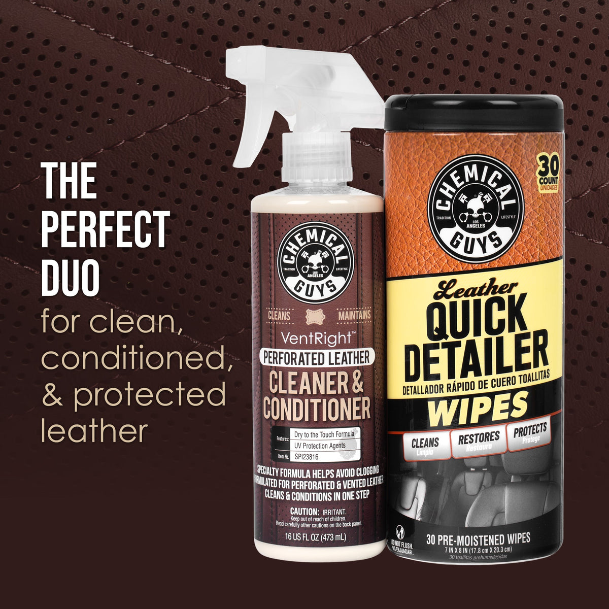 Perforated Leather Quick Detail Kit