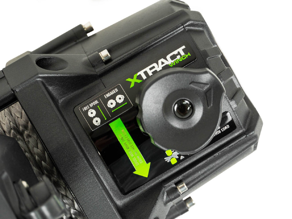 DV8 Xtract 12,000lb Winch with Synthetic Rope