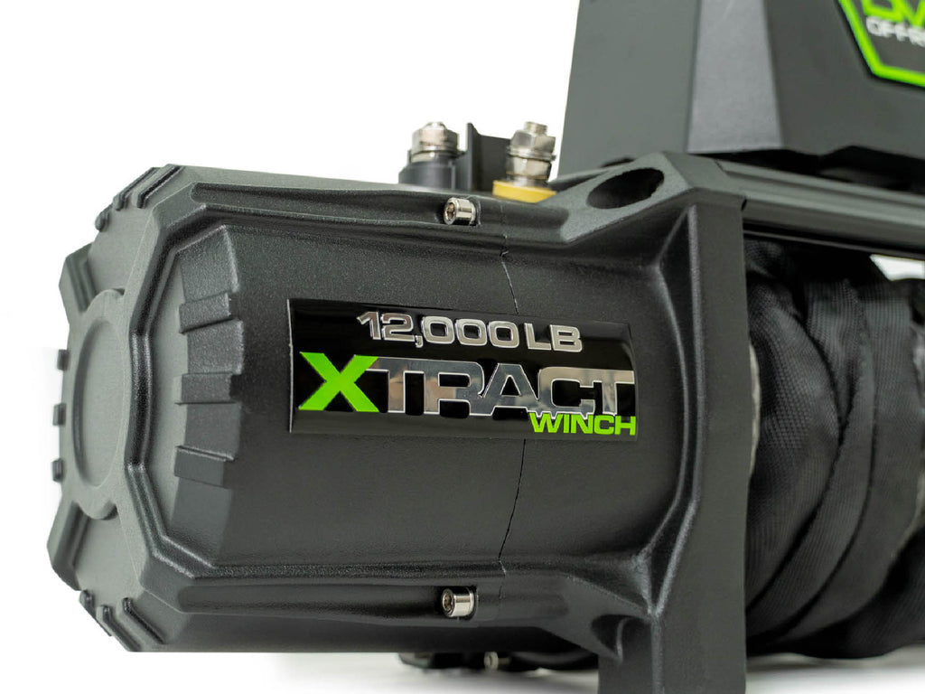 DV8 Xtract 12,000lb Winch with Synthetic Rope