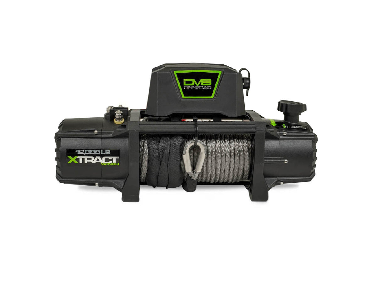 DV8 Xtract 12,000lb Winch with Synthetic Rope