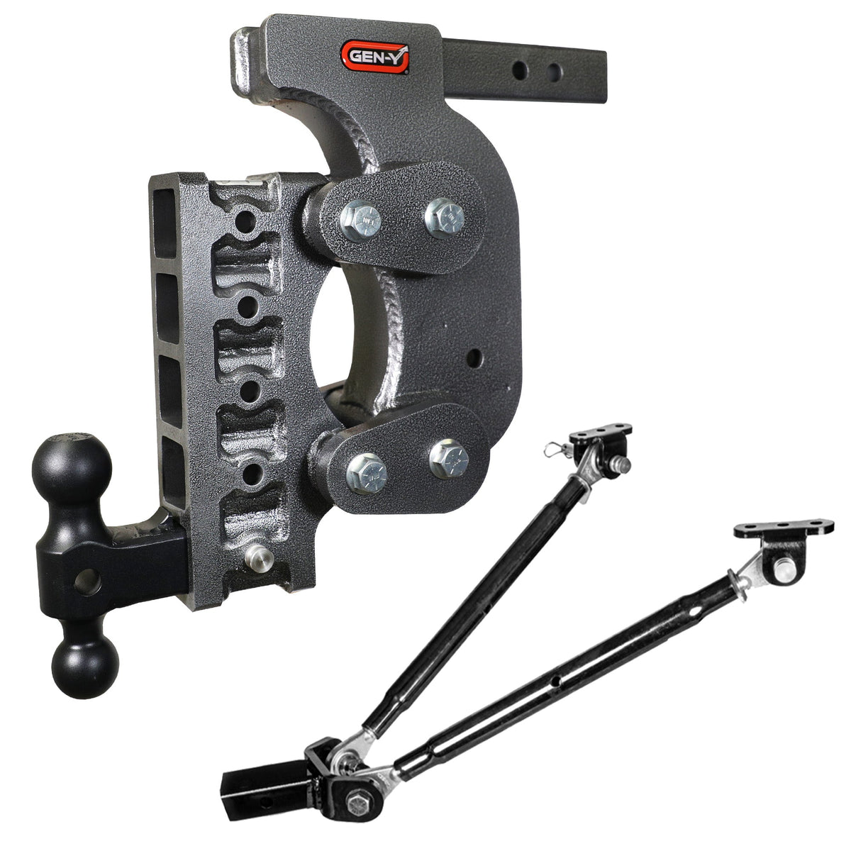 GEN-Y The BOSS 16K Torsion-Flex Drop Hitch (2" or 2 1/2" Shank) product photo (model GH-1415), 16,000 lb capacity