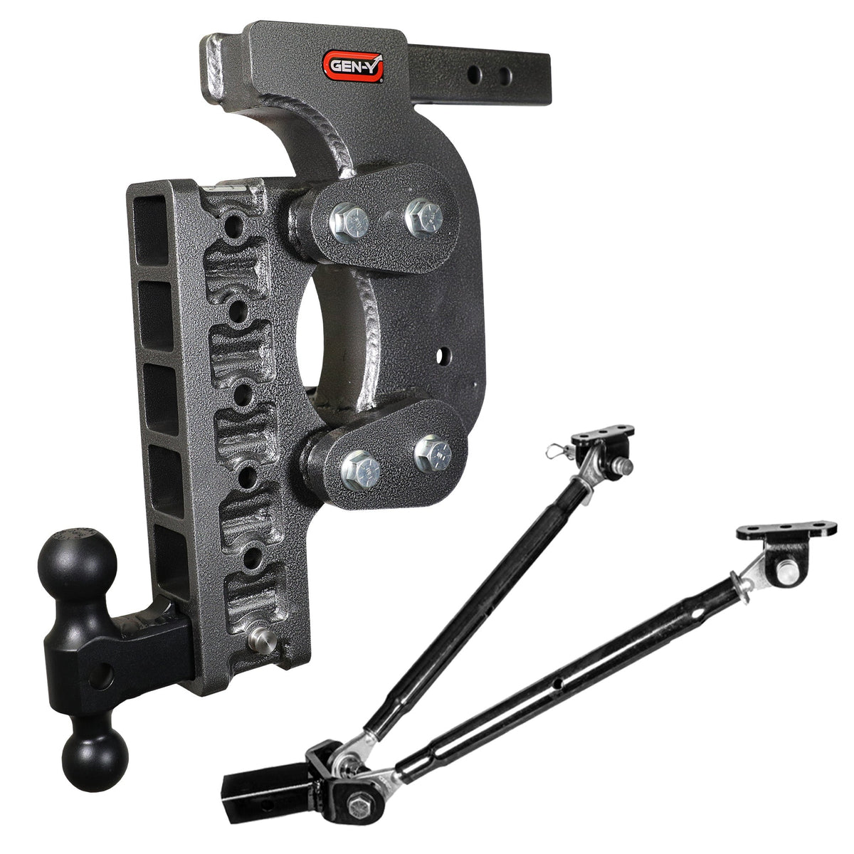 GEN-Y The BOSS 16K Torsion-Flex Drop Hitch (2" or 2 1/2" Shank) product photo (model GH-1416), 16,000 lb capacity