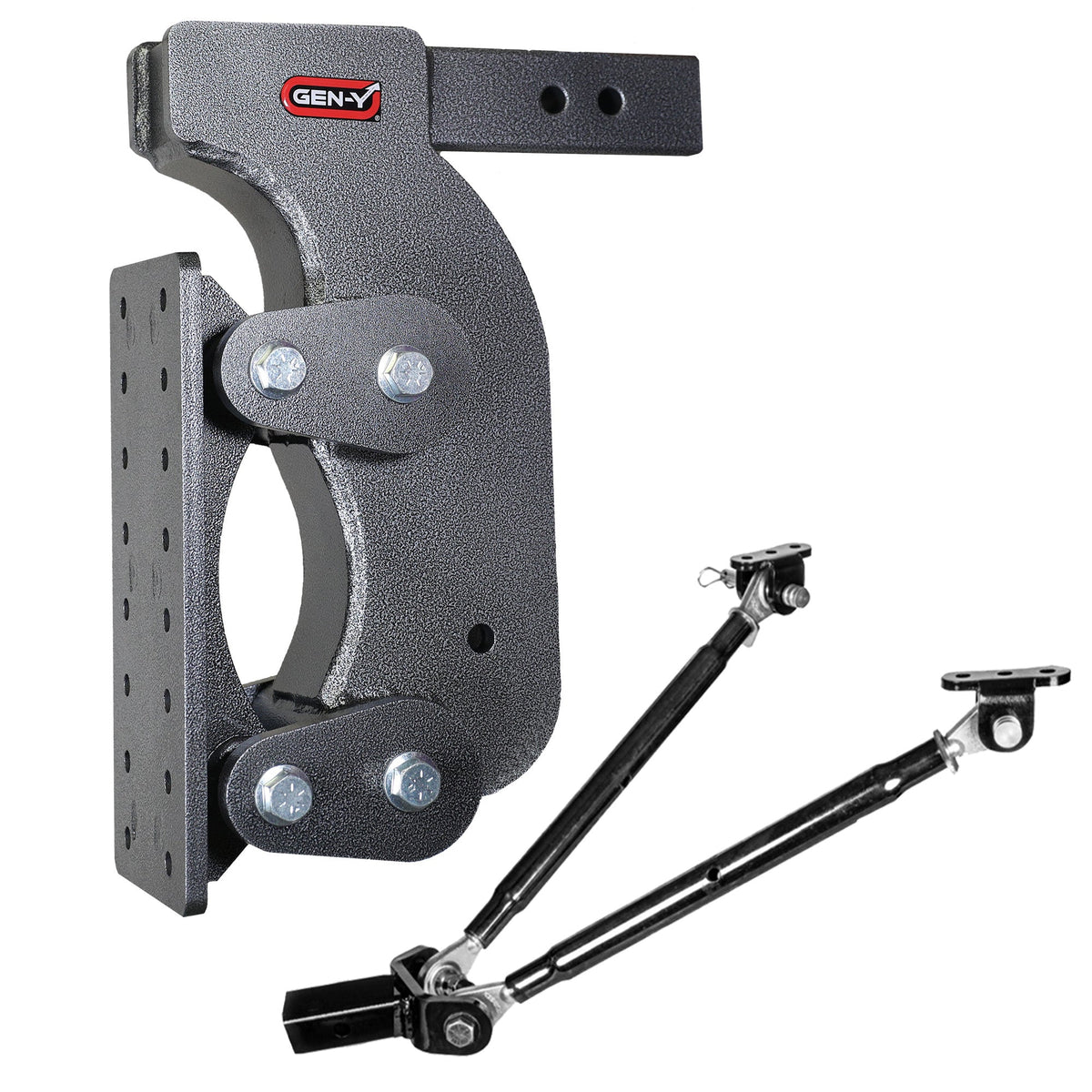 GEN-Y THE BOSS Torsion-Flex Pintle Plate (2"-3" Shank) product photo (model GH-1501)