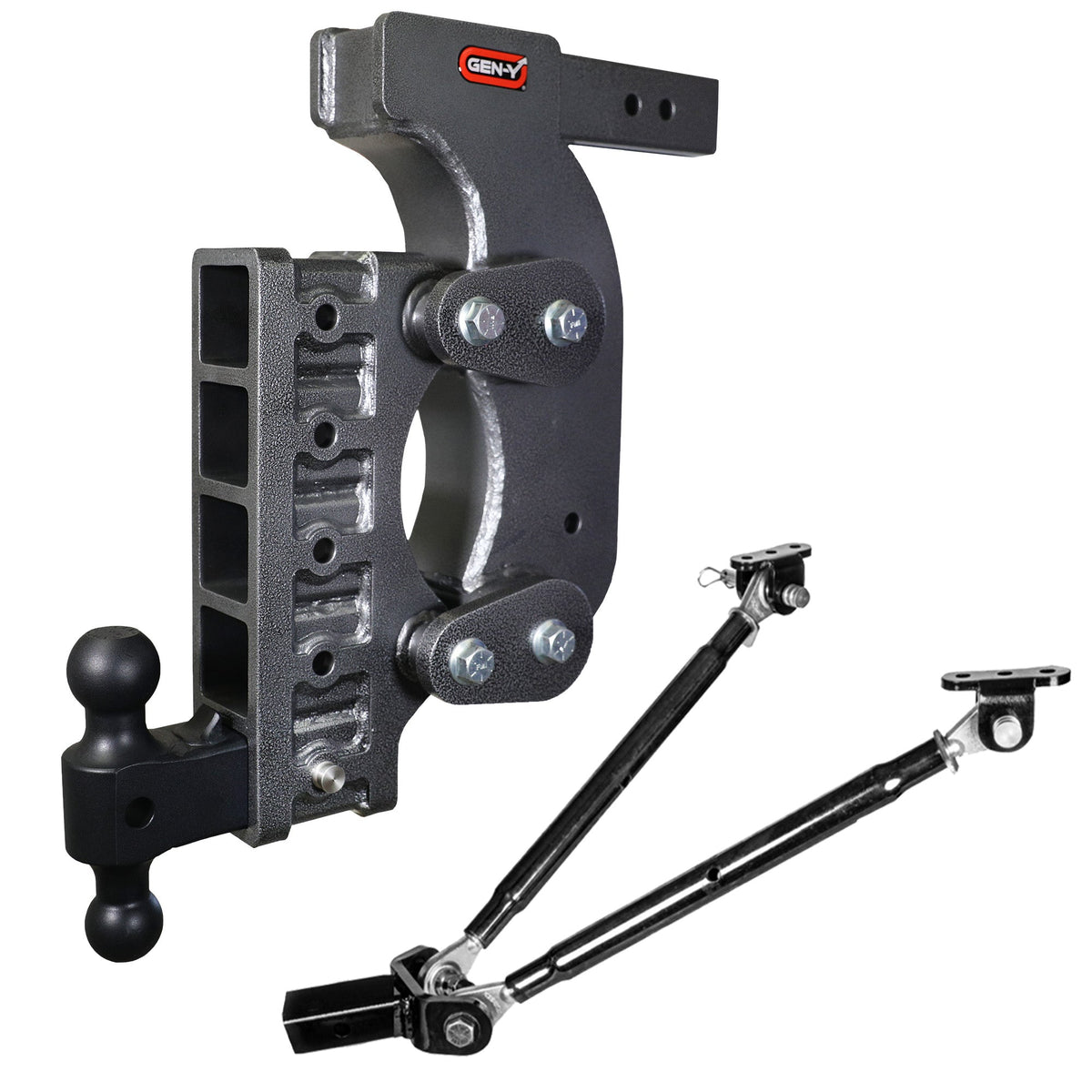 GEN-Y The BOSS 21K Torsion-Flex Drop Hitch (2 1/2" or 3" Shank) product photo (model GH-1515), 21,000 lb capacity