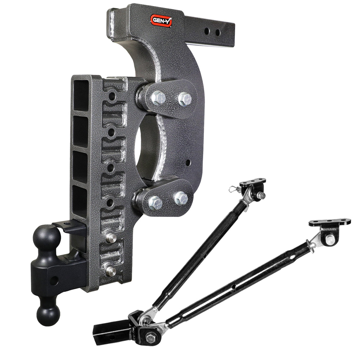 GEN-Y The BOSS 21K Torsion-Flex Drop Hitch (2 1/2" or 3" Shank) product photo (model GH-1526), 21,000 lb capacity