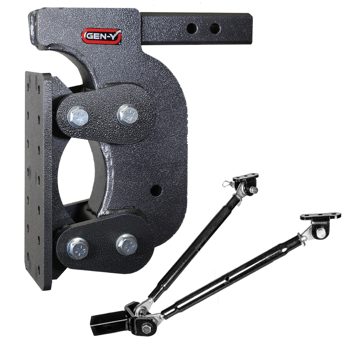 GEN-Y THE BOSS Torsion-Flex Pintle Plate (2"-3" Shank) product photo (model GH-1401)