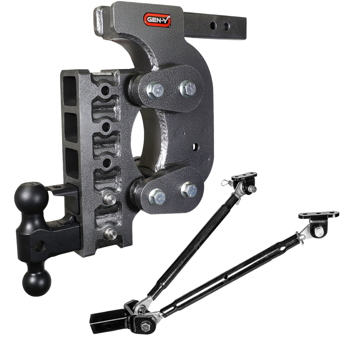 GEN-Y The BOSS 16K Torsion-Flex Drop Hitch (2" or 2 1/2" Shank) product photo (model GH-1425), 16,000 lb capacity