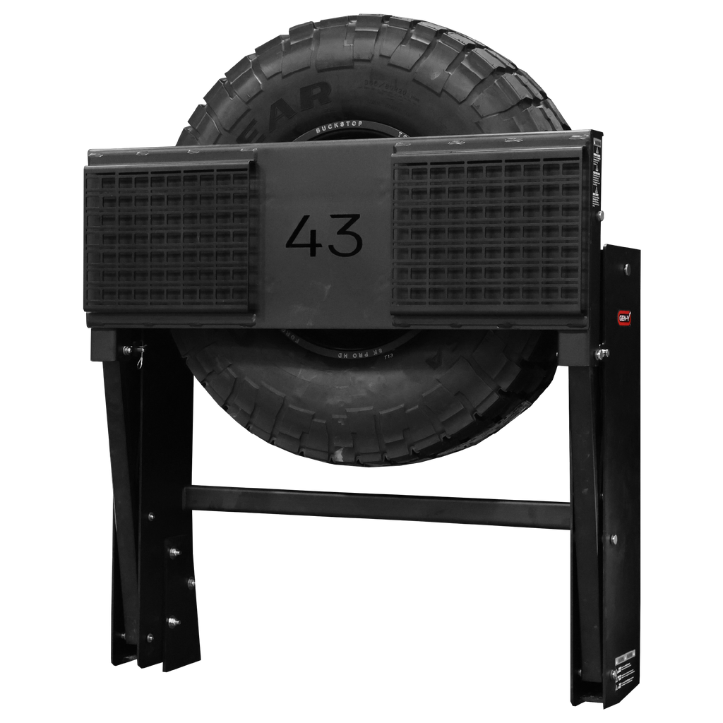 MONUMENT Tire Carrier - Grand Design Lineage Model F Unit