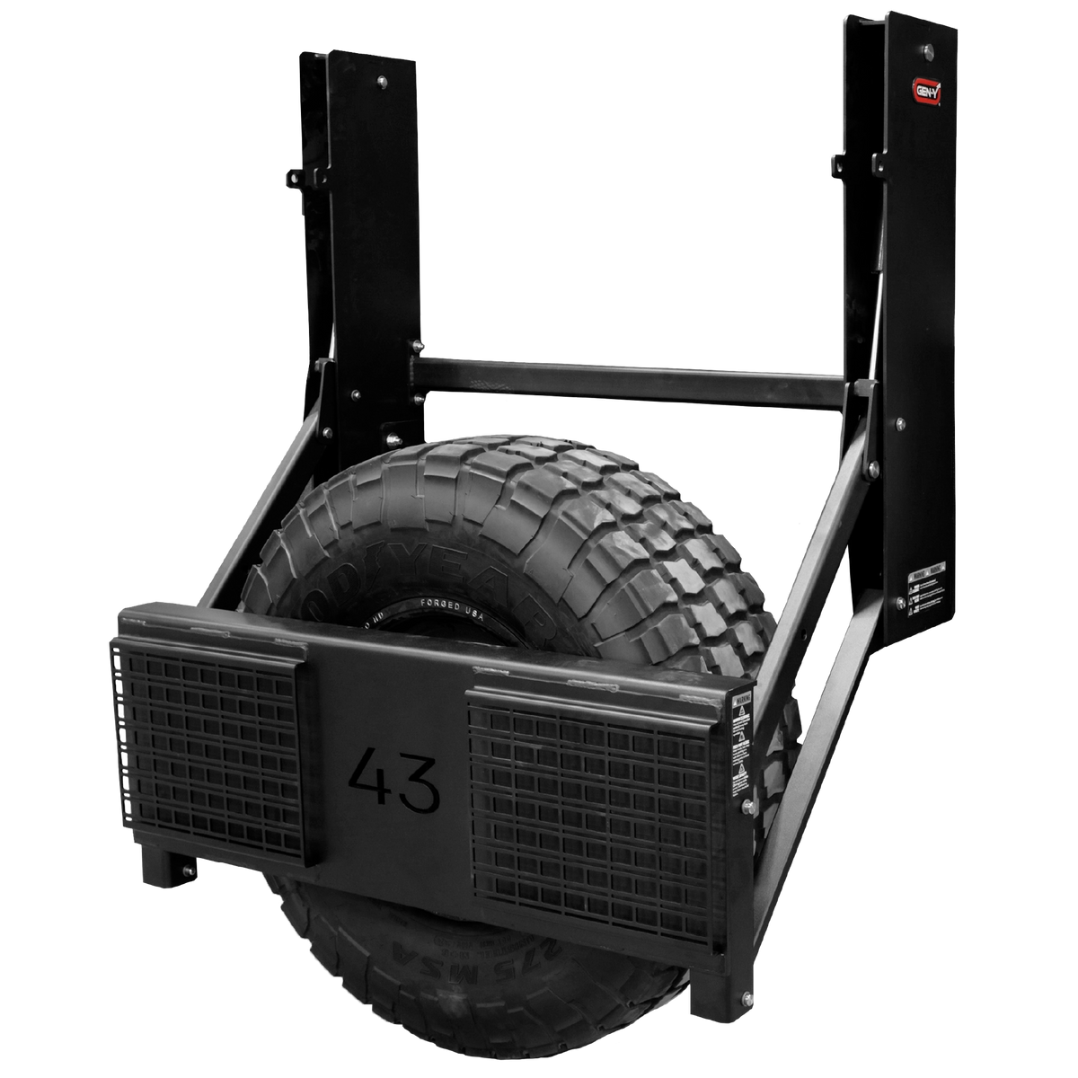 MONUMENT Tire Carrier - Grand Design Lineage Model F Unit