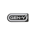 GEN-Y Silver Monochrome Domed Decal